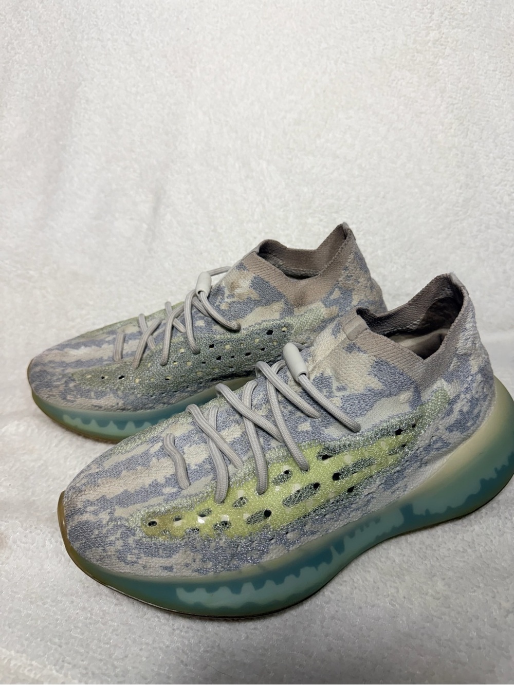 Adidas Yeezy Boost 380 Alien Blue Reflective Sneakers Shoes Men's Size 8.5M - Picture 3 of 10